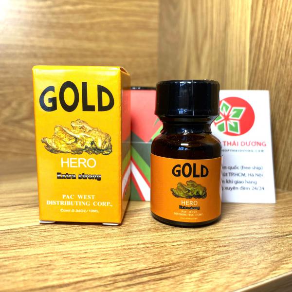 Popper Gold Hero Extra Strong 10 ml Chính Hãng Mỹ USA - PWD