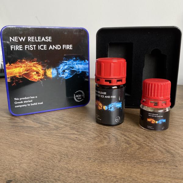 Set Hôp Combo Popper New Release Fire Fist Ice And Fire Giup Tưng khoái cảm Mãnh Liệt Hôp 60ml