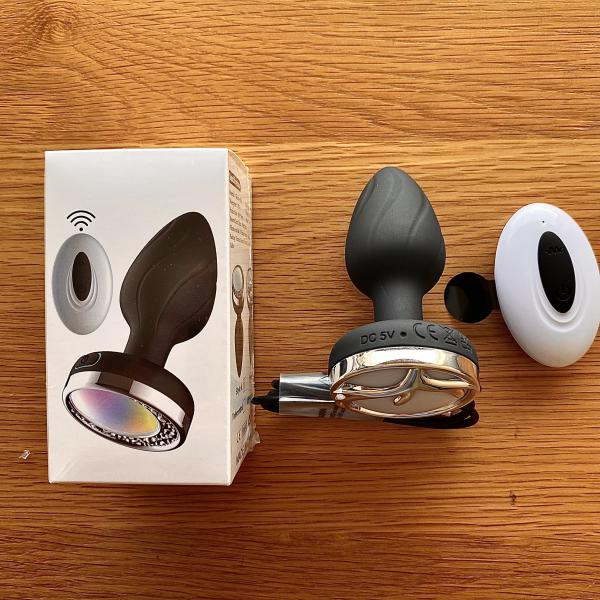 Sextoy Trứng Rung Phíc Cắm Hâu Môn 10 Chế Độ rung - Kết Hợp Đèn Lel Đổi Màu Điều Khiển Từ xa