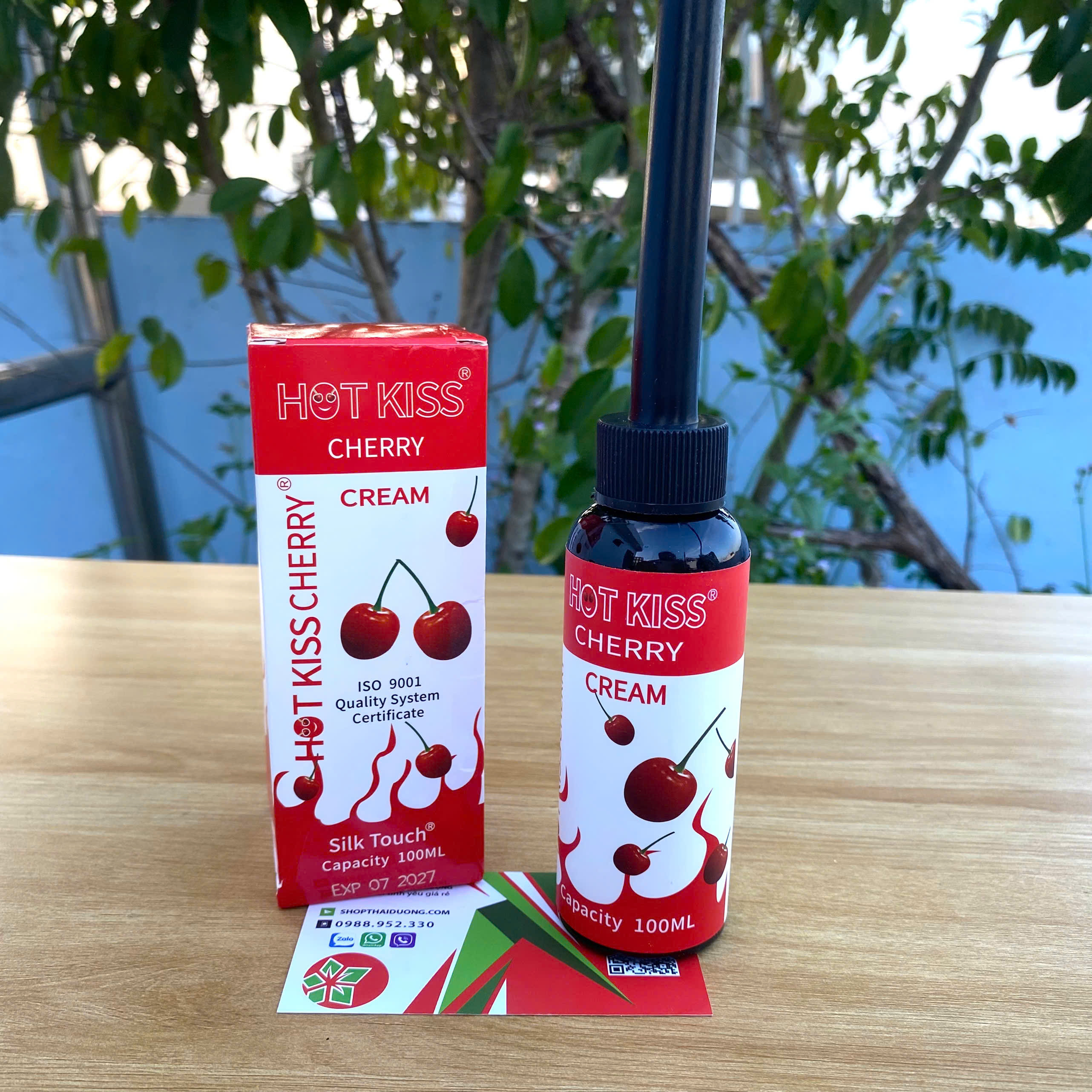 Gel bôi trơn âm đạo hương cherry Hot Kiss Cherry 100ml
