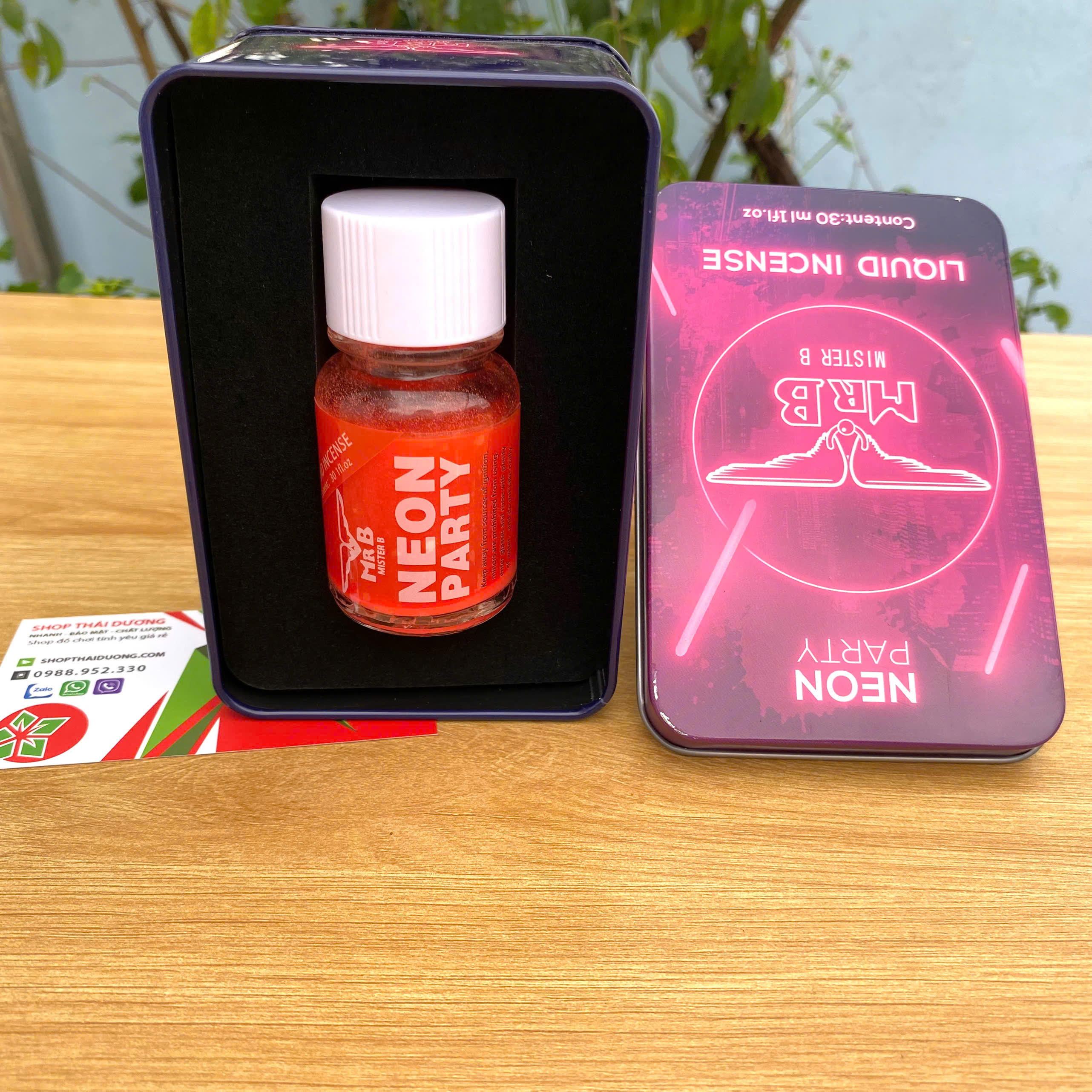 Popper Neon Party MRB Đỏ 40ml Tăng khoái Cảm Mạnh Cho Top Bot