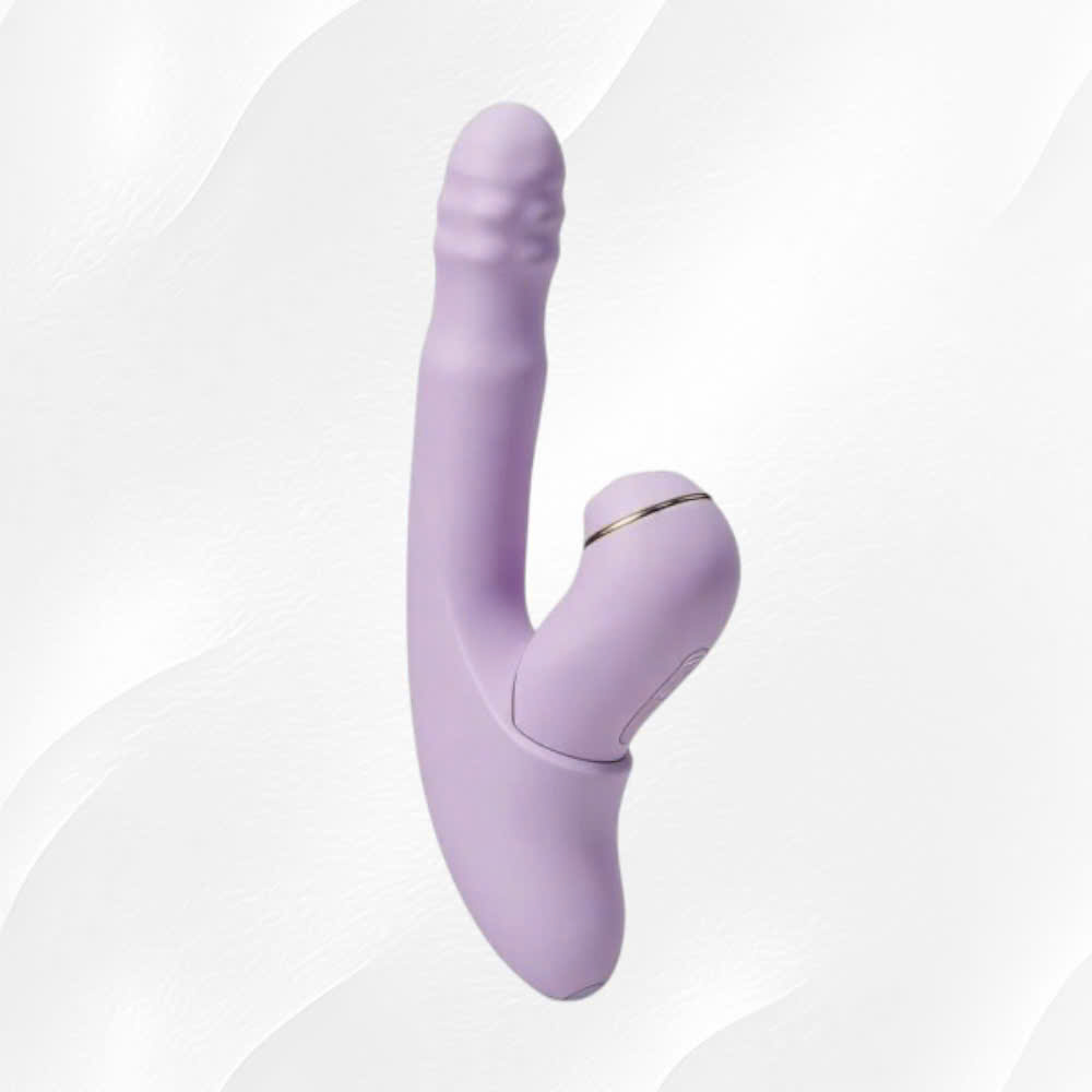 Dương Vật Giả Svakom DuoGlow 5in1 Massage Điểm G & Âm Vật Điều Khiển App Thông Minh