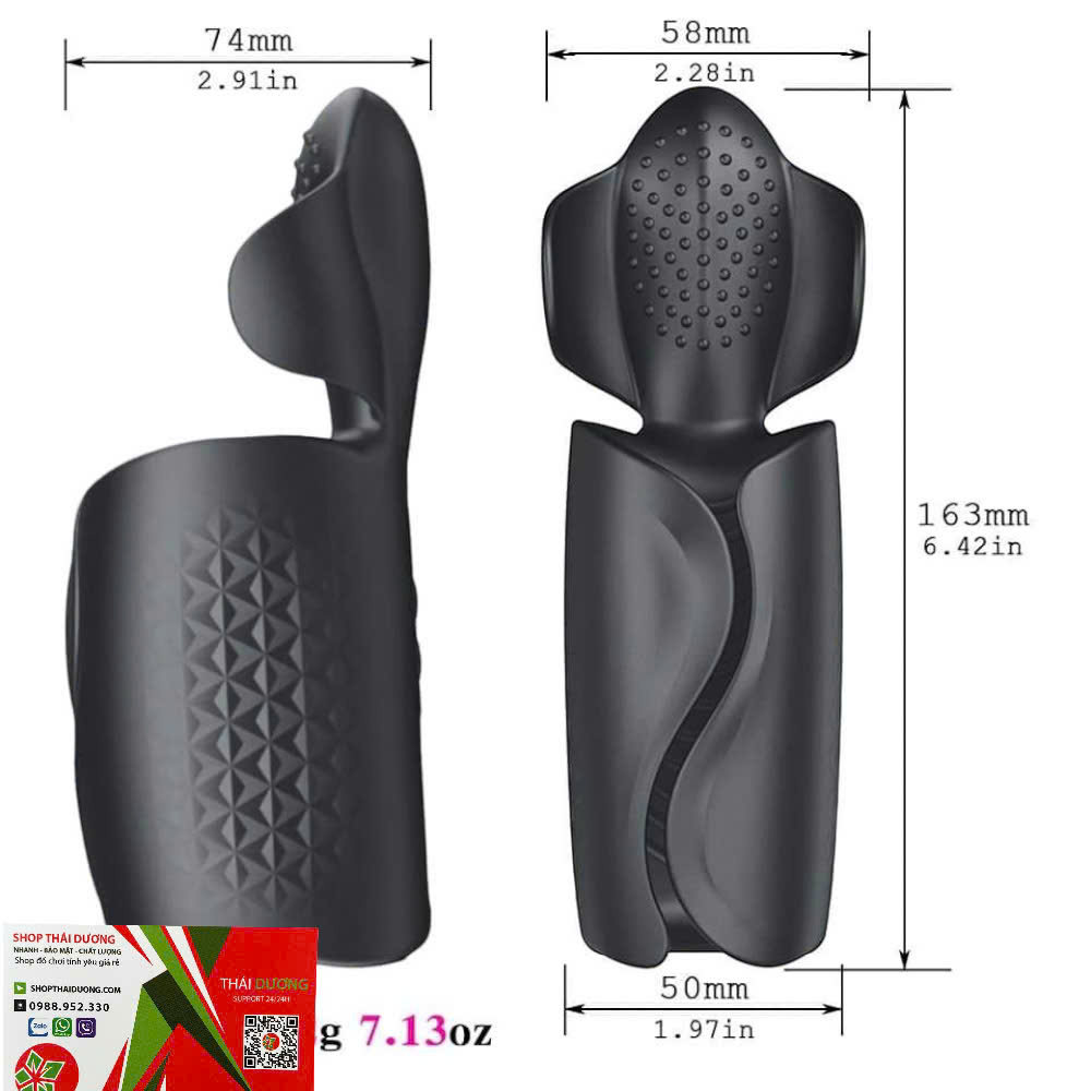 Máy Tập Dương Vật Pretty Love Black Glans Trainer Chính Hãng