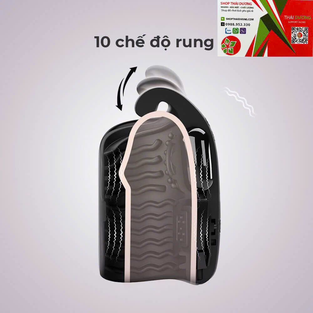 Máy Tập Dương Vật Pretty Love Black Glans Trainer Chính Hãng