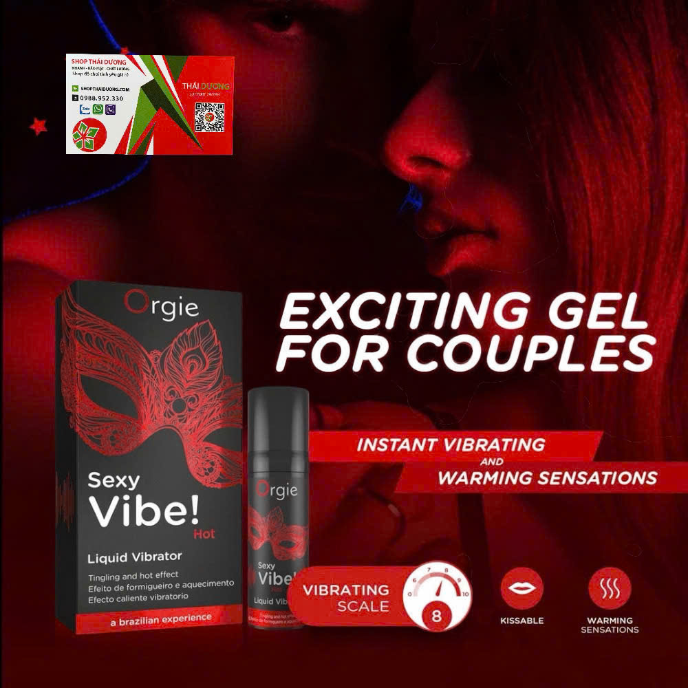 Gel Rung Kích Thích Orgie Sexy Vibe! Hot Bí Quyết Giúp Nàng Lên Đỉnh