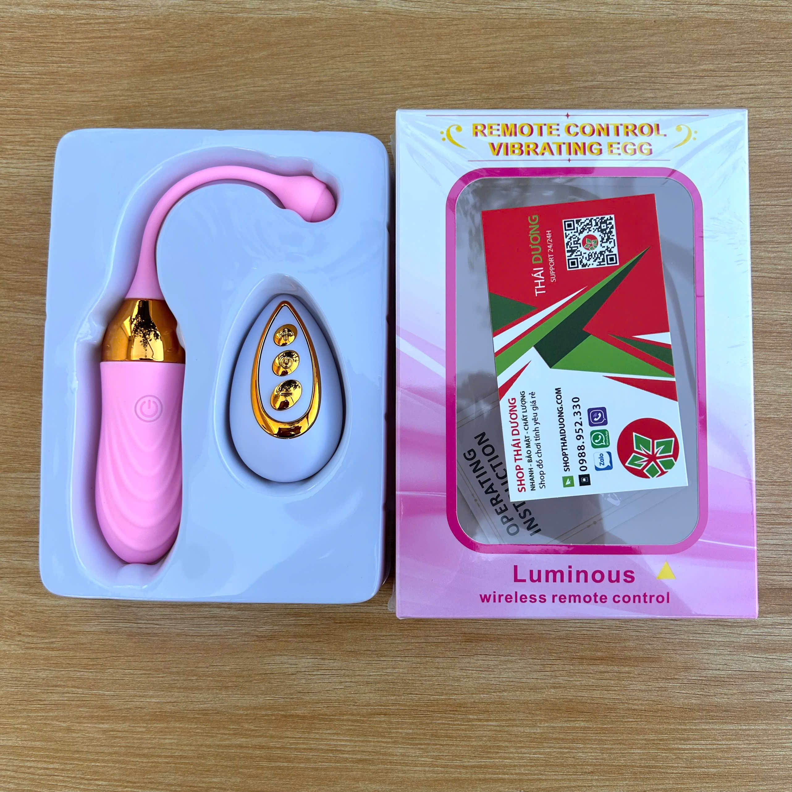 Trứng Rung Điều Khiển Từ Xa Luminous 10 Chế Độ  Sạc USB Cao Cấp Cho Nữ