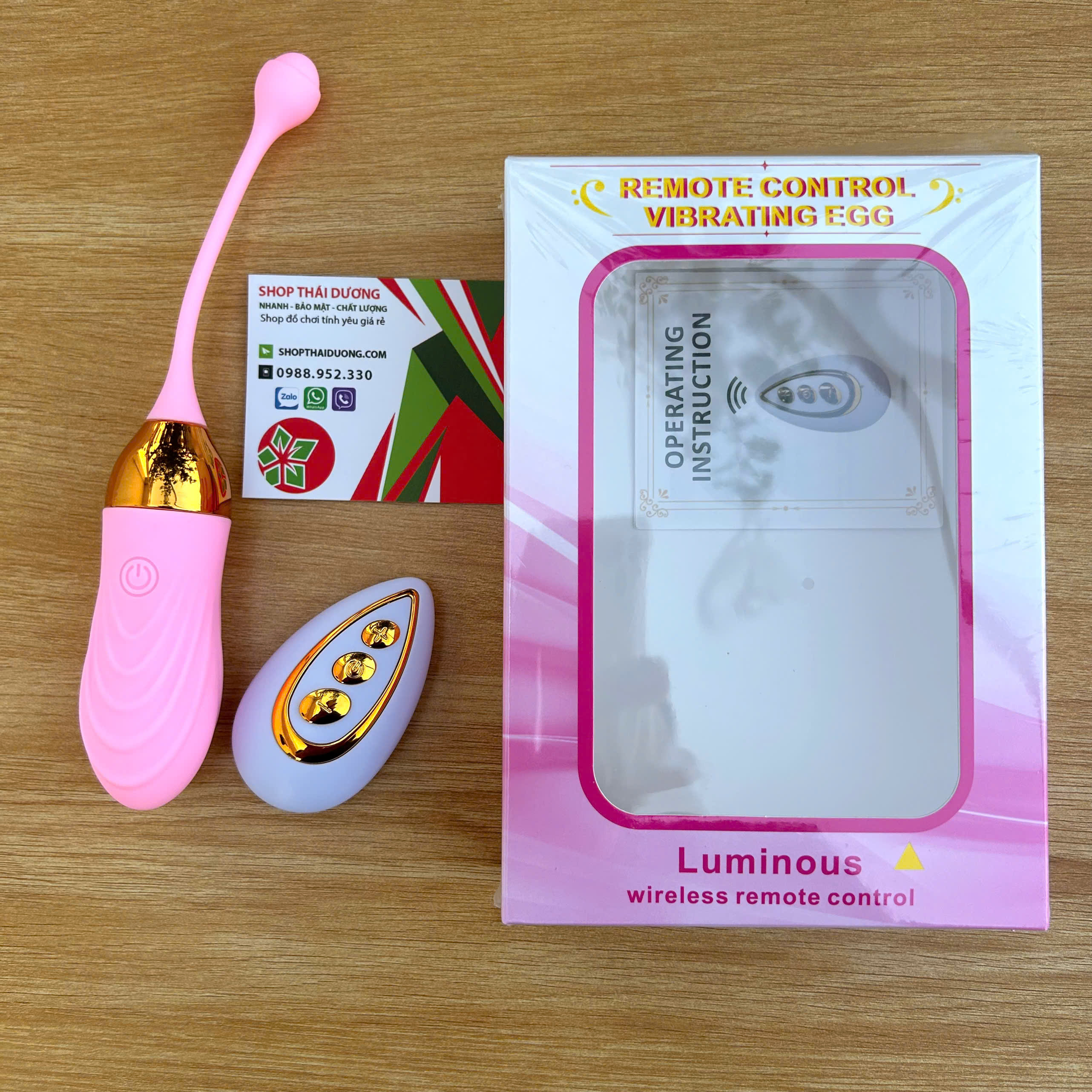 Trứng Rung Điều Khiển Từ Xa Luminous 10 Chế Độ Sạc USB Cao Cấp Cho Nữ