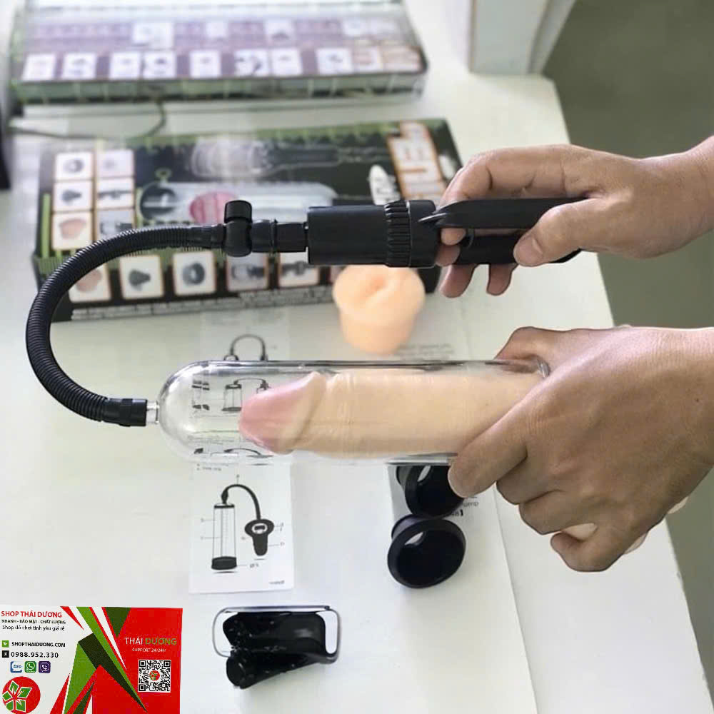 Máy Tập Dương Vật Penis Pump  Bơm Hút Chân Không Tăng Kích Thước To Dài Hiệu Quả