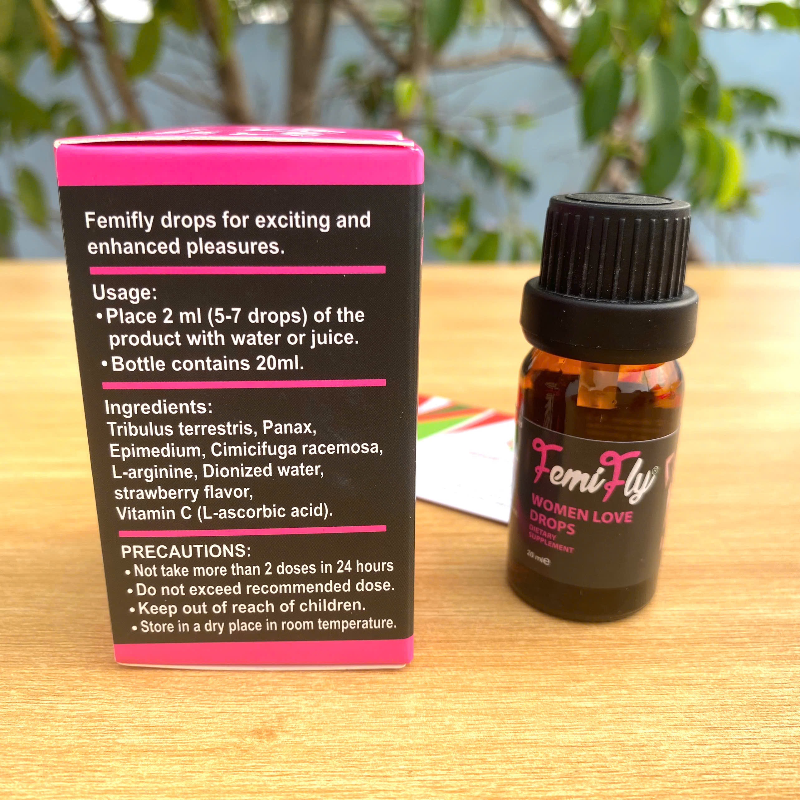 Thuốc kích dục nữ Femi Fly Women Love Drops FemiFly Hỗ Trợ Tăng Hưng Phấn Ở Nữ