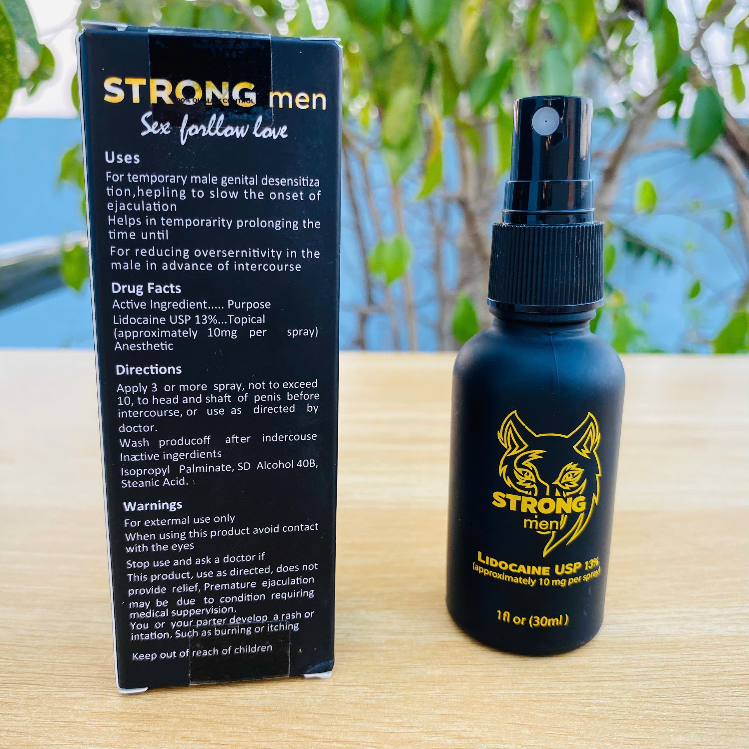Xịt Balan Strong Men 30ml  Giải Pháp Kéo Dài Thời Gian Quan Hệ Cho Nam Giới