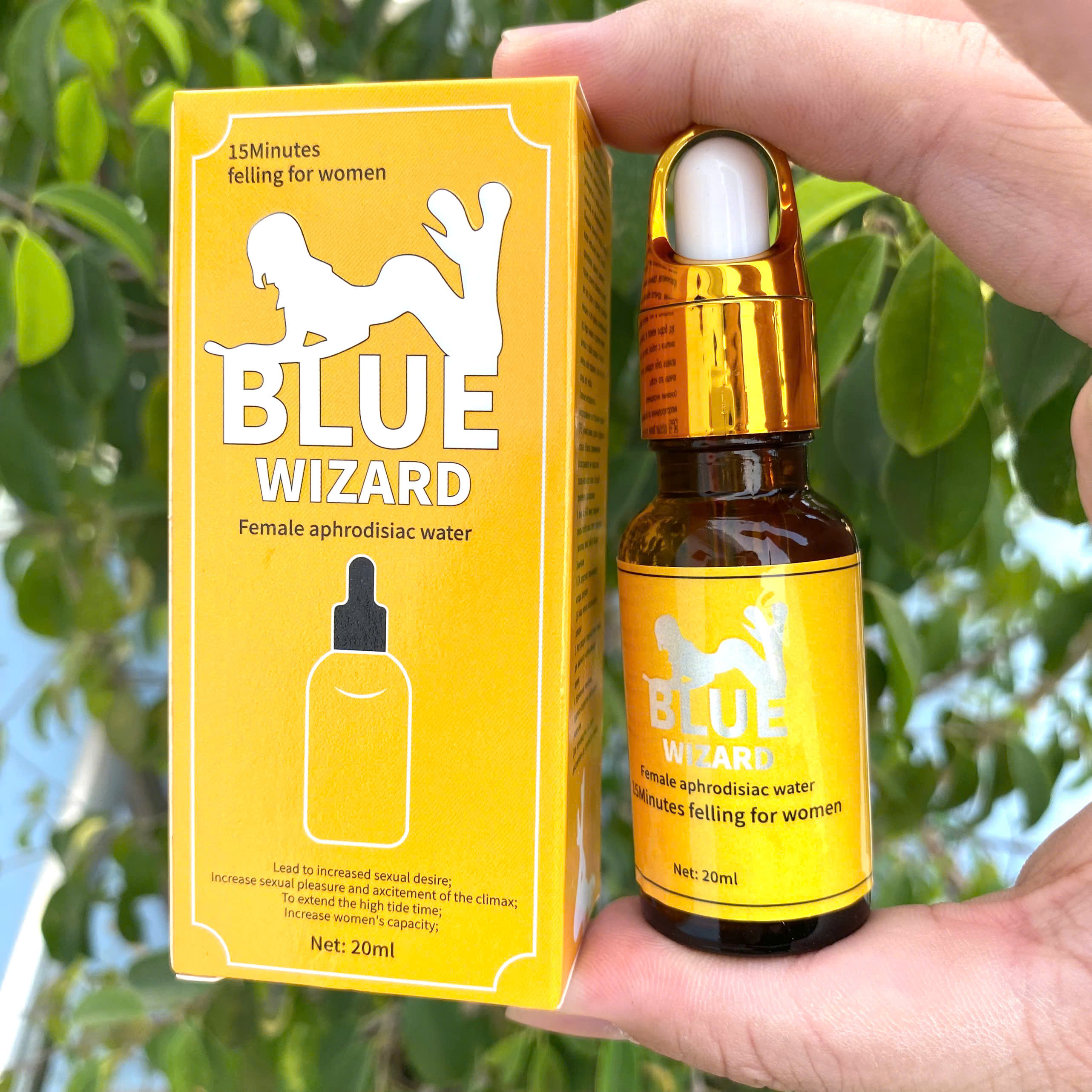 Blue Wizard Gold 20ml  Tinh chất Kích thích tình dục nữ cao cấp, chính hãng