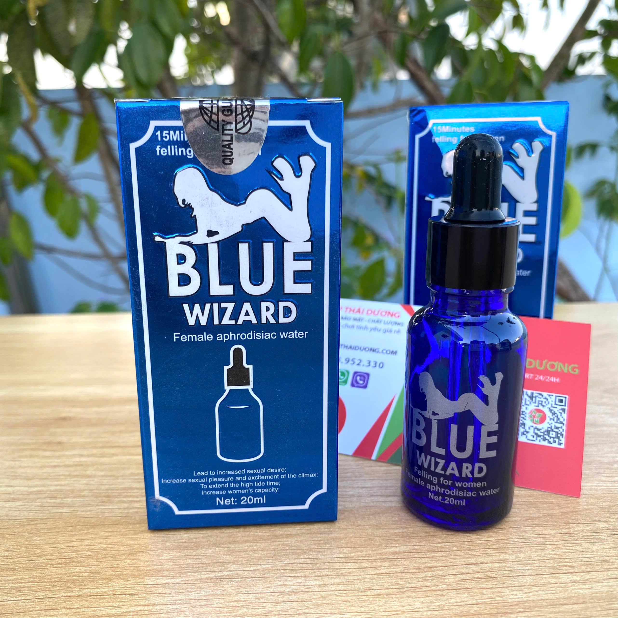 Thuốc Kích Dục Nữ Blue Wizard cực mạnh - Chai 20ml Chính Hãng