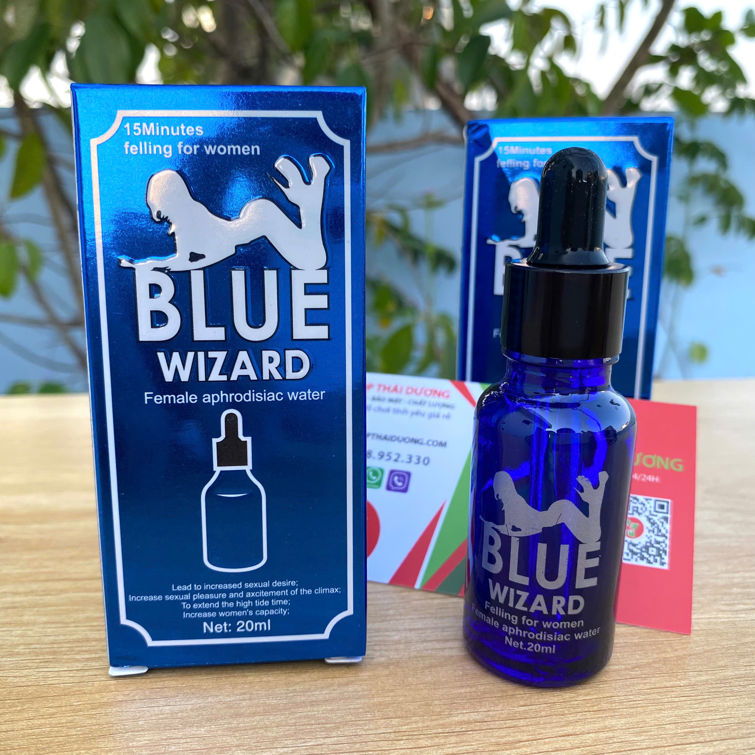 Thuốc Kích Dục Nữ Blue Wizard cực mạnh - Chai 20ml Chính Hãng