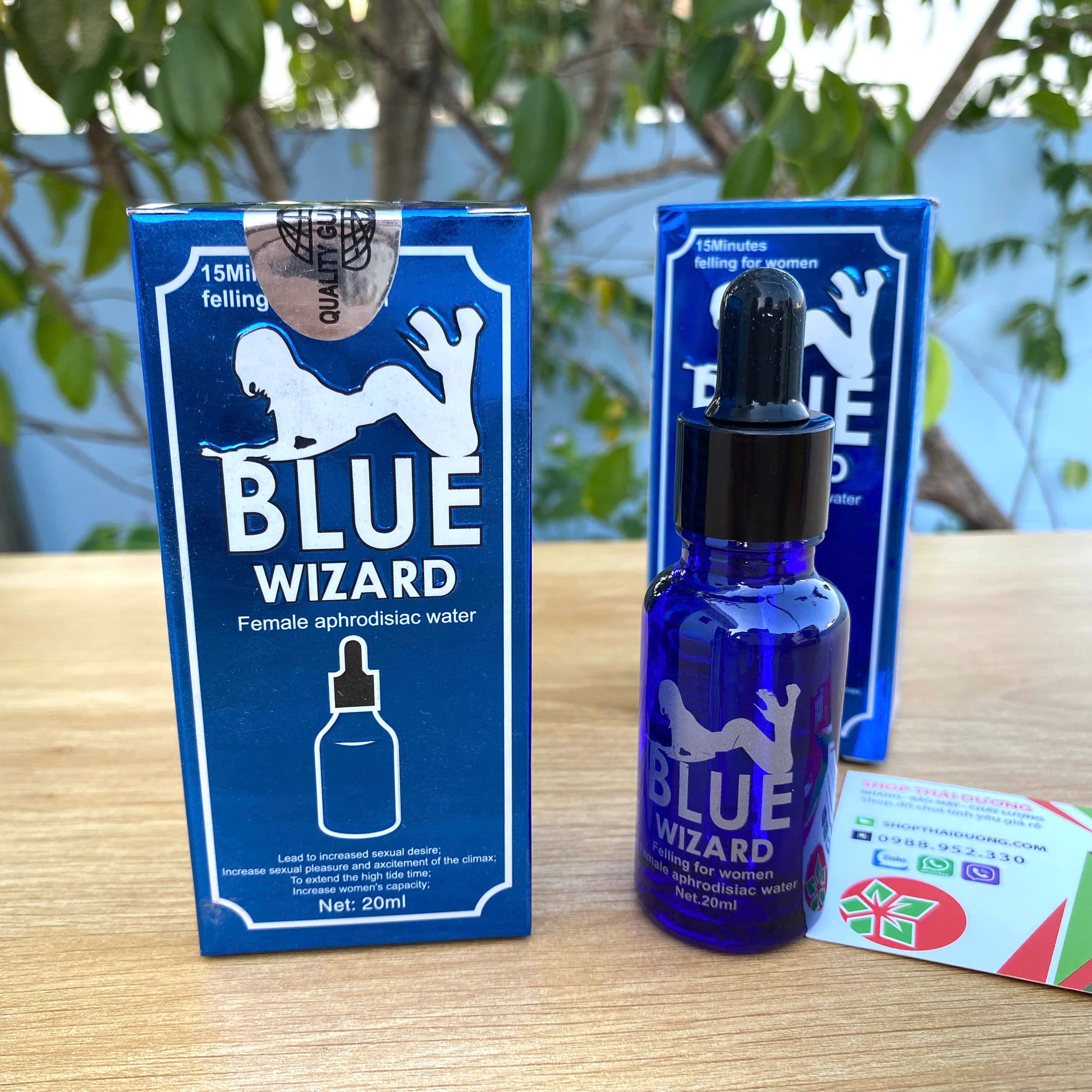 Thuốc Kích Dục Nữ Blue Wizard cực mạnh - Chai 20ml Chính Hãng