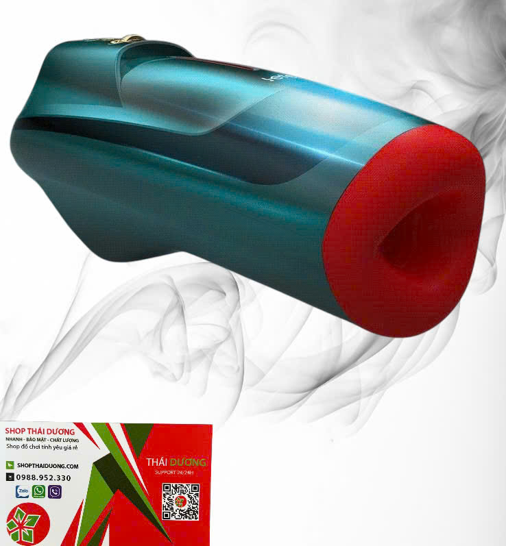 Máy âm đạo giả thụt co bóp có sưởi ấm và âm thanh Leten Air Oral Version 3