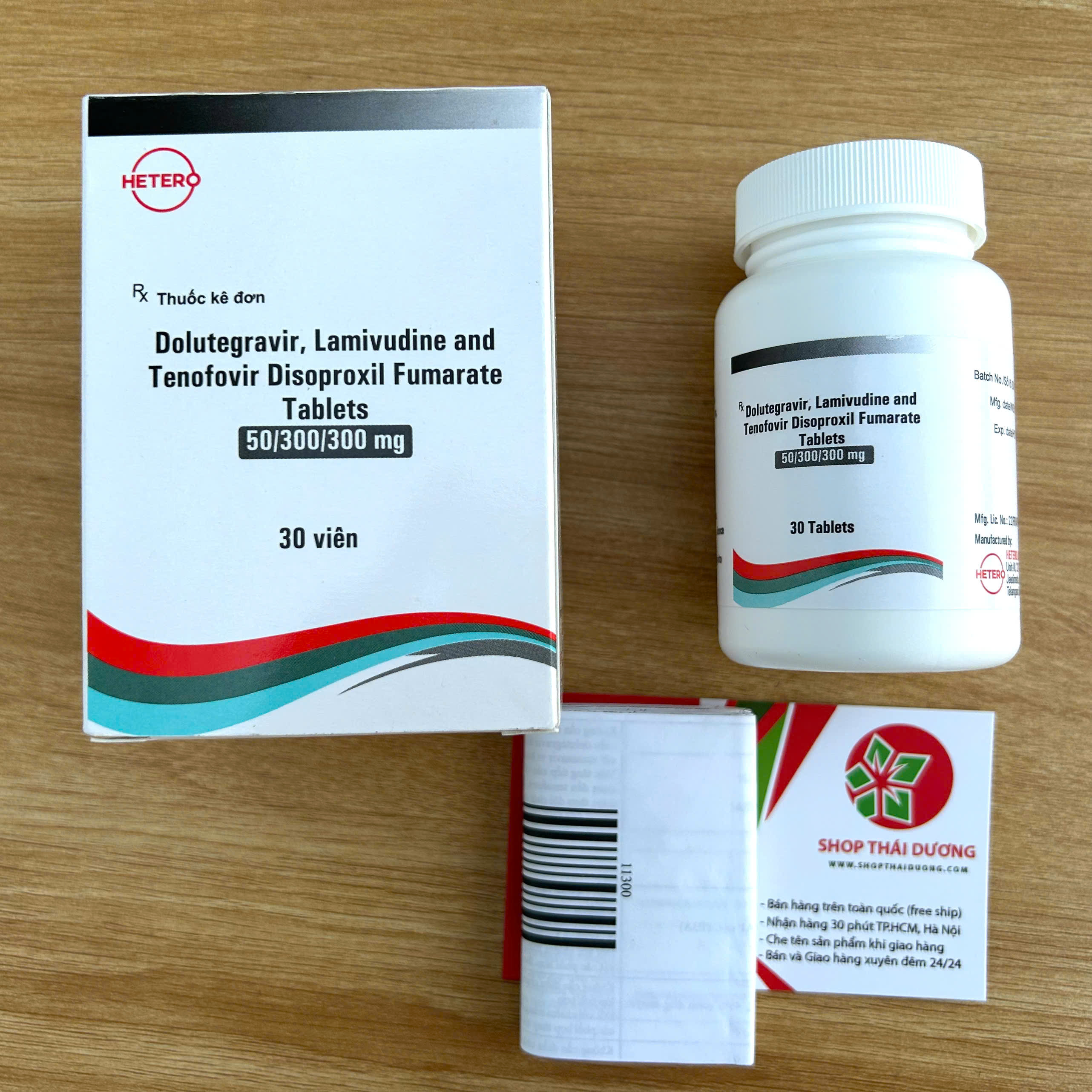 Viên Uống ARV Mylan phòng Chống Phôi Nhiếm HIV Hộp 30 viên