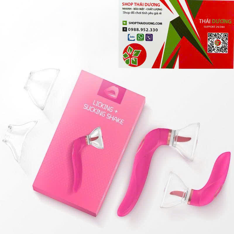 Sextoy máy Rung Liếm Hút âm Vật - Núm Vú Kích THích - Kết Hợp Đầu Rung Kích Thích âm Đạo Cho Nữ Tự Sướng