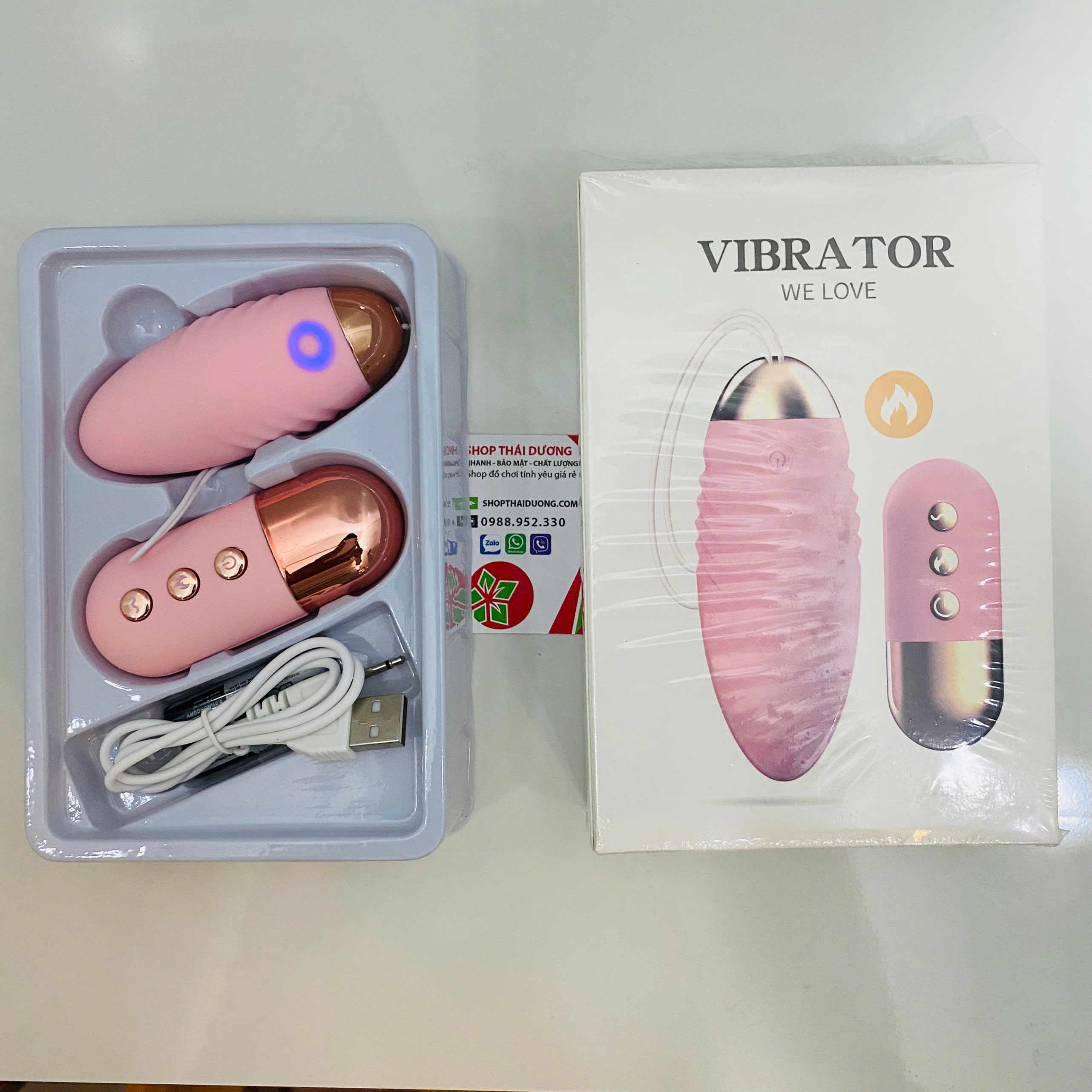 Trứng Rung Không Giây Sạc Điện Toả Nhiệt Sưởi Ấm LiLo 10 Chế Độ