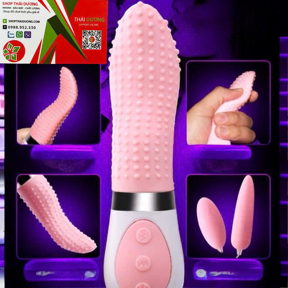 Lưỡi Liếm Am Đạo Đa chức Năng - Kết Hợp 2 Trứng Rung Cực Mạnh