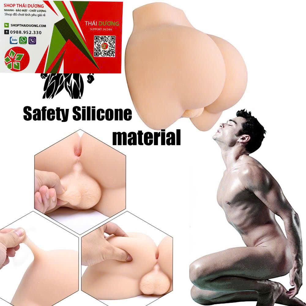 Mông Giả Nam Silicon Nguyên Khối Tạo Hình Giống Thật Siêu Mềm Mịn 2.5kg - sextoy Dùng Cho Gay