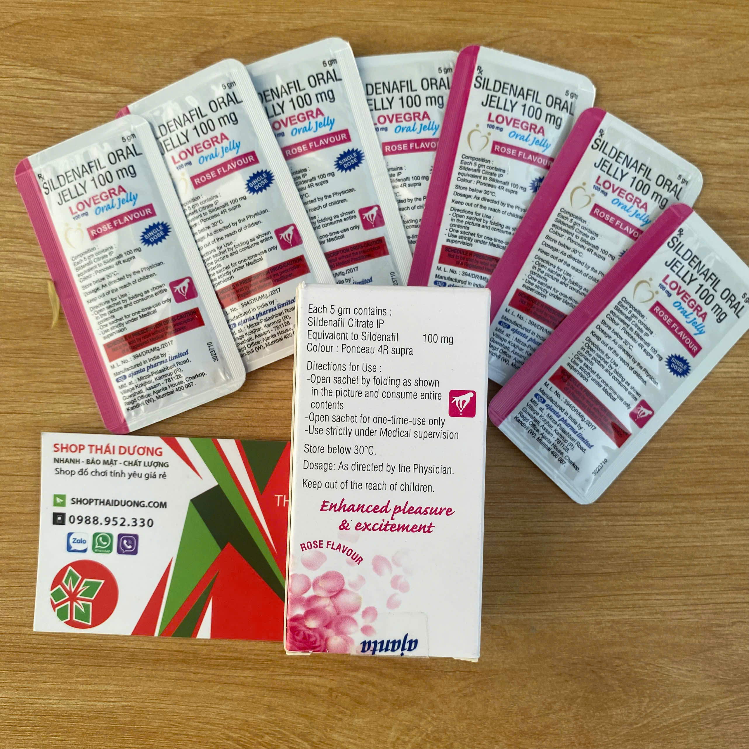 Oral Jelly 100mg  Thạch Uống Hỗ Trợ Tăng Sinh Lý Nữ, Hộp 7 Gói