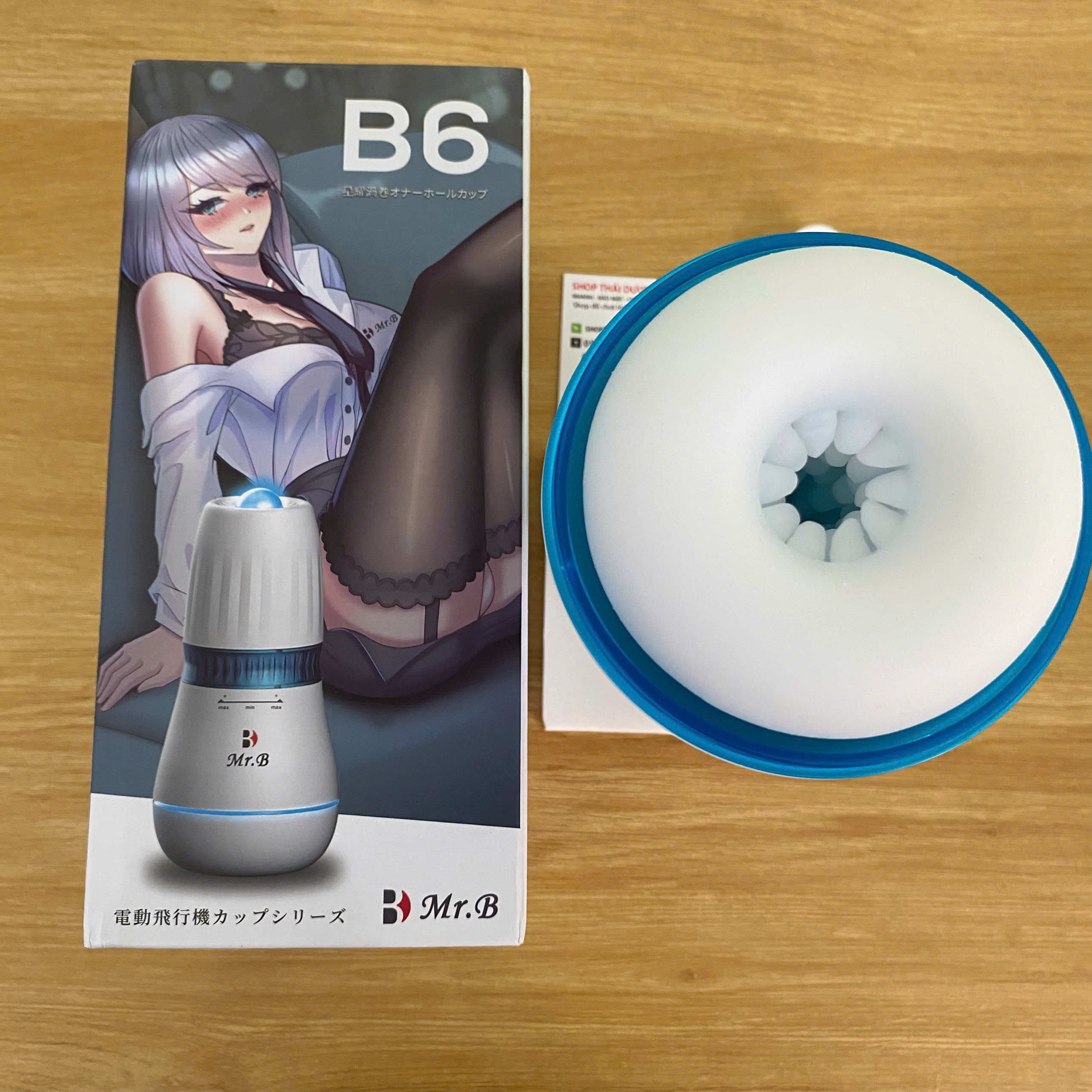 Mr.B B6 Ouyasi Cốc Thủ Dâm Tự Động Hút Rung, Tích Hợp Làm Ấm Cao Cấp