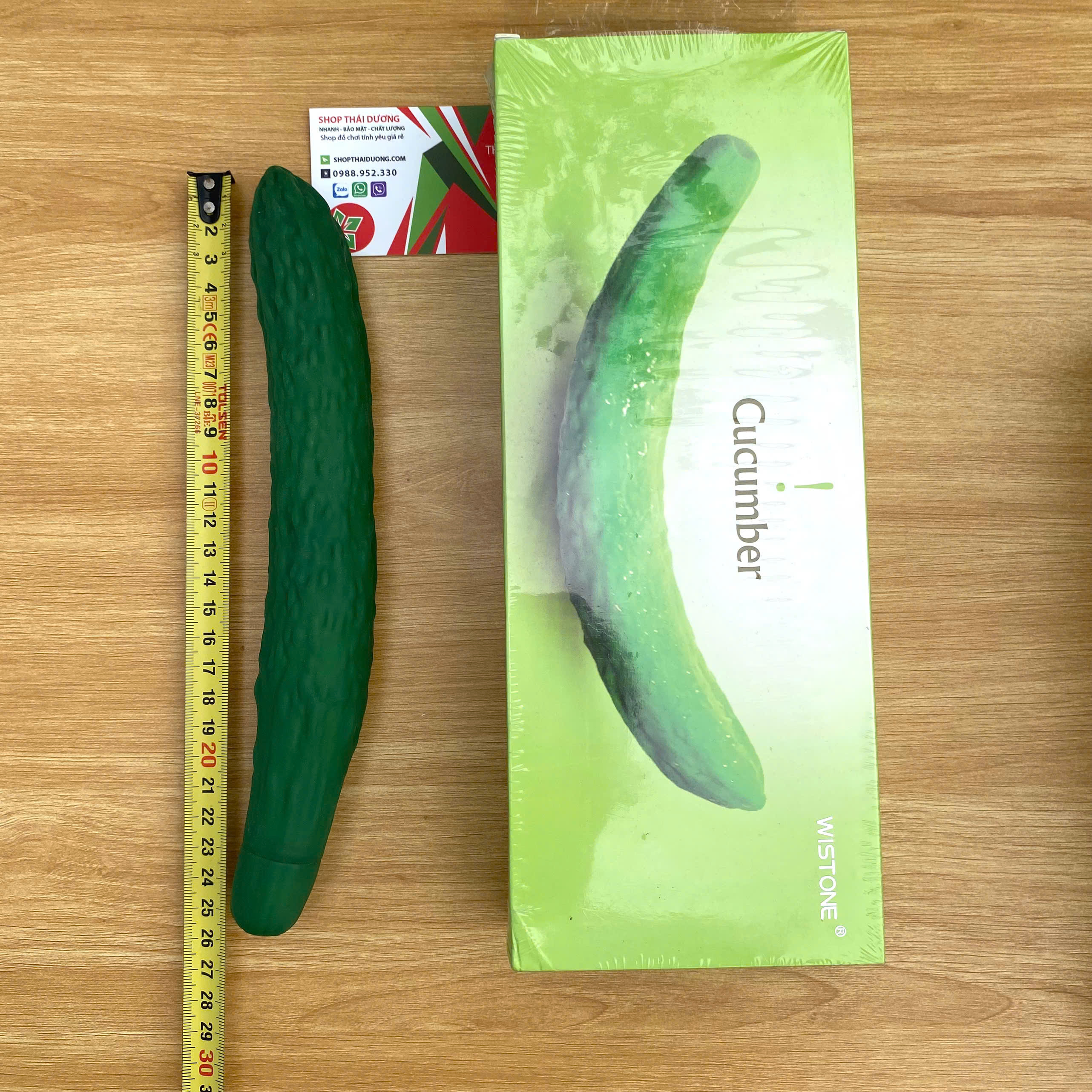 Dương vật giả thủ dâm Cucumber Wistone nguỵ trang hình quả dưa Leo