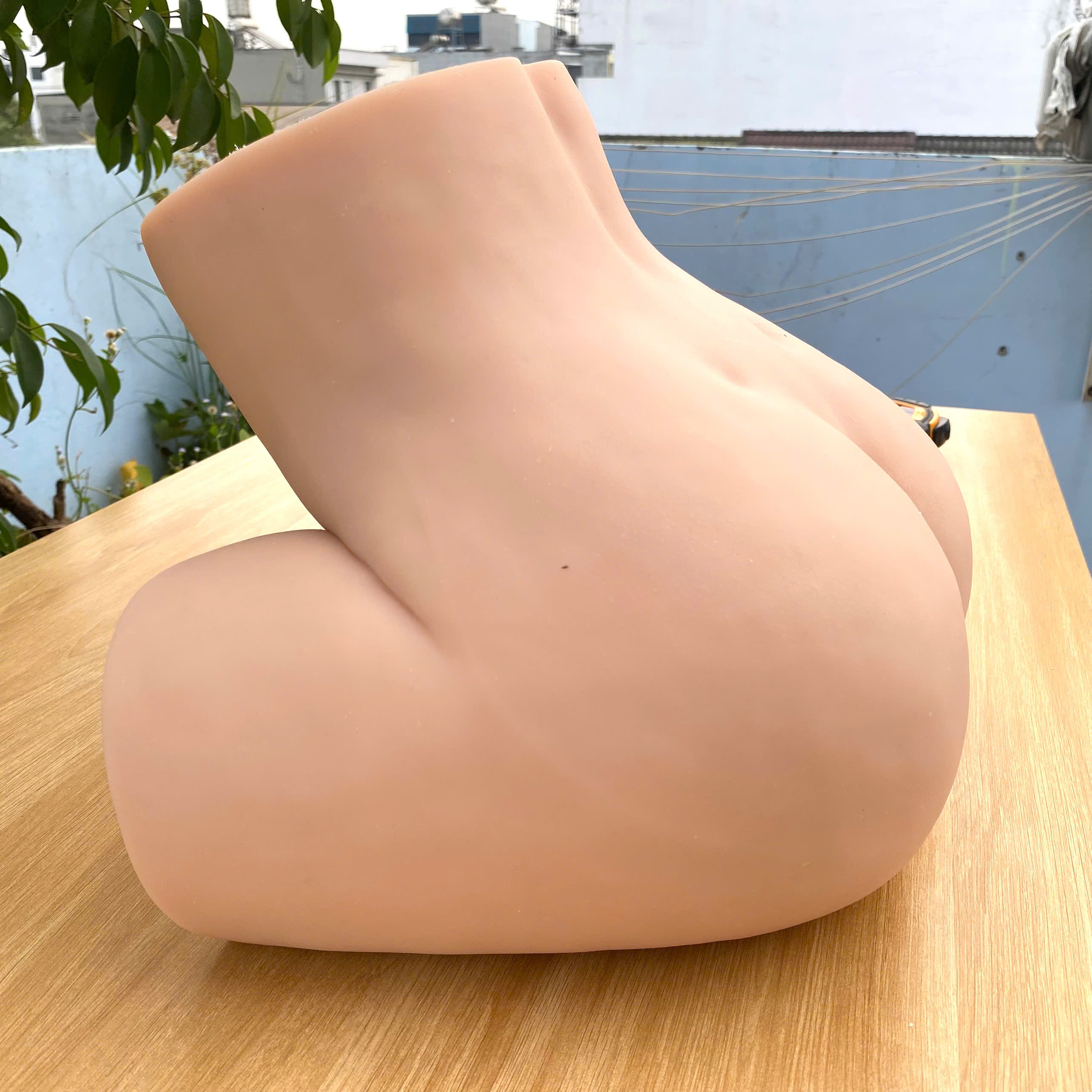 Mông giả silicon nguyên khối 10kg mô phỏng hông mông phụ nữ siêu thật có âm đạo và hậu môn - shopthaiduong.com