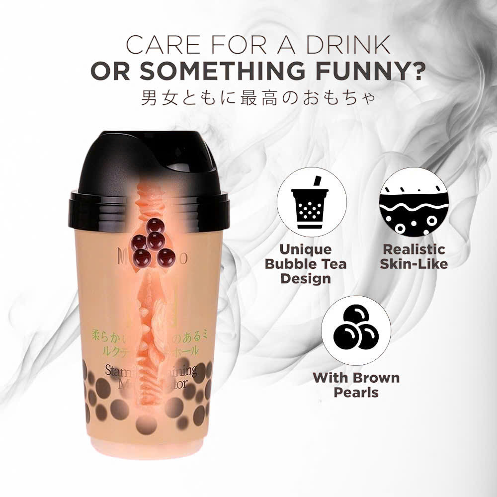 Cốc tự sướng ManMiao Stamina Training nguỵ trang ly trà sữa có hạt trân châu