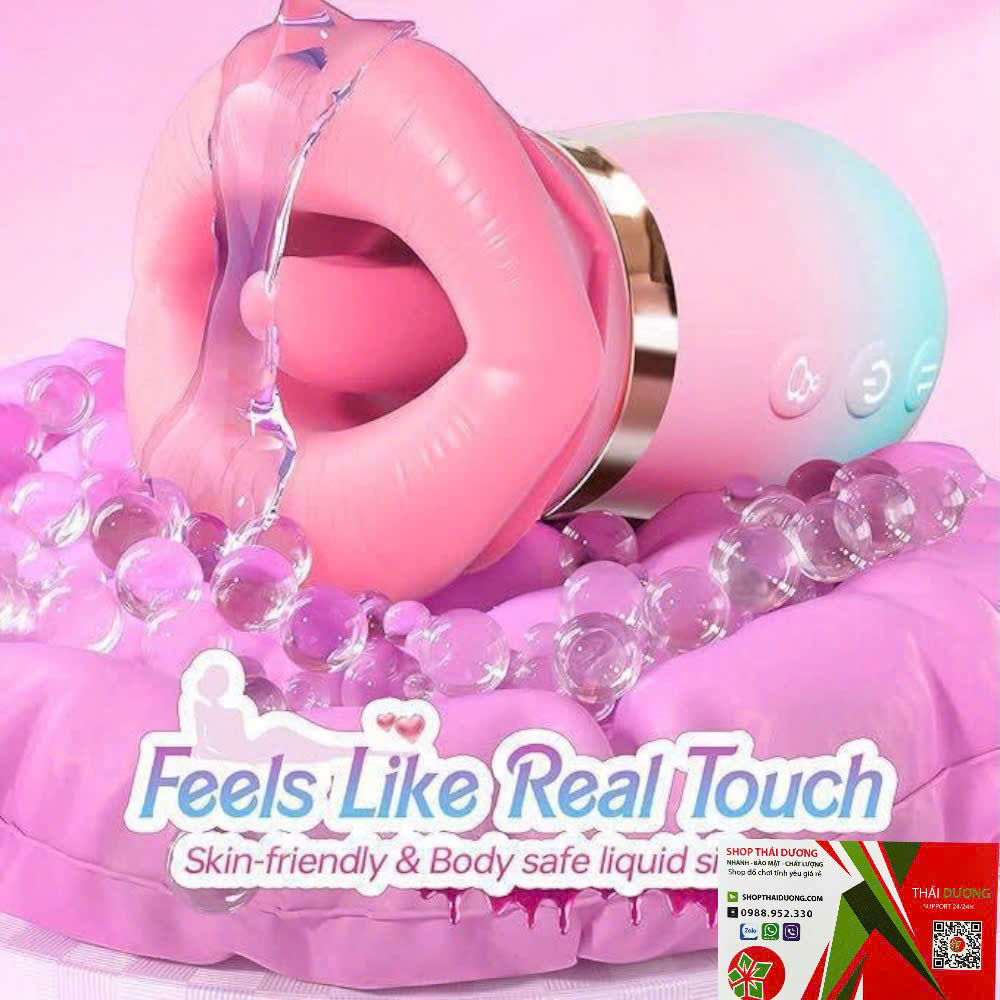 Lưỡi liếm âm đạo Sovokn rung liếm hút đa chế độ Điều khiển từ xa qua app