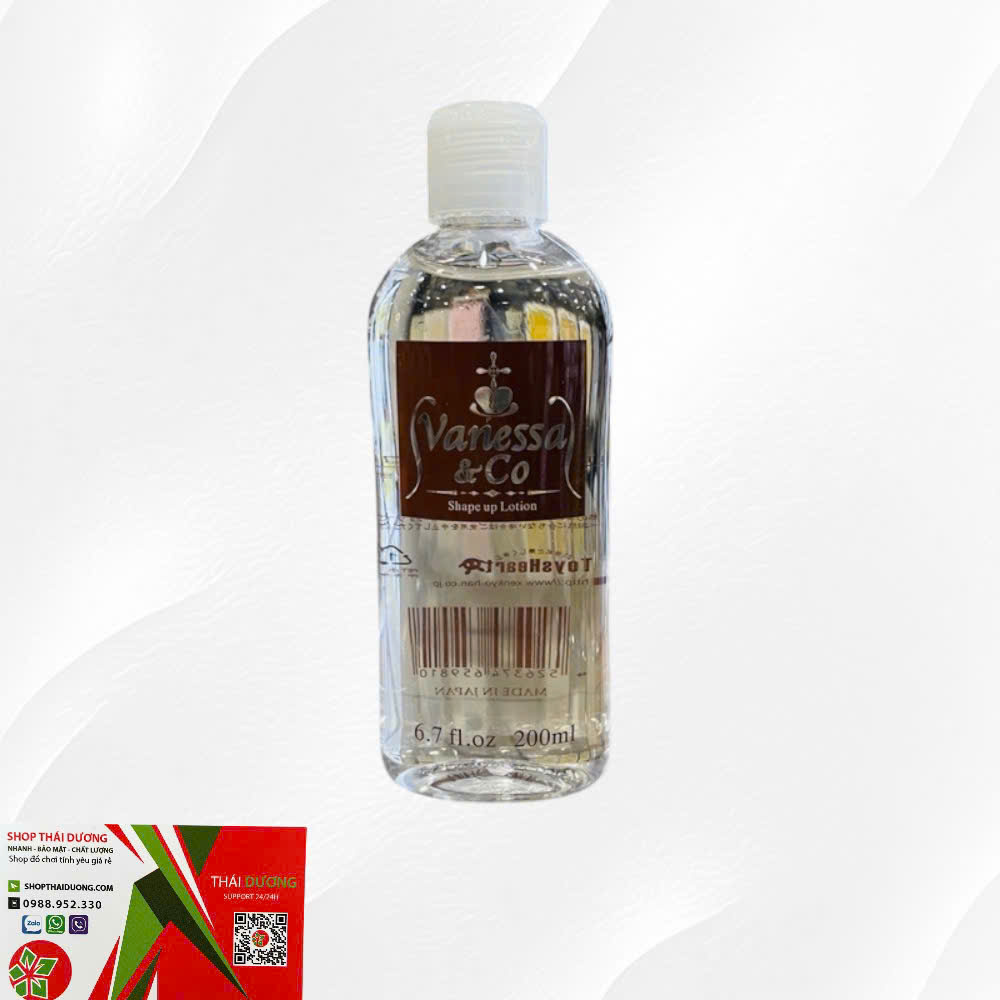 Gel Bôi Trơn Vanessa & co Siêu Mượt Giup Cấp Ẩm Cho Da Chai 200ml