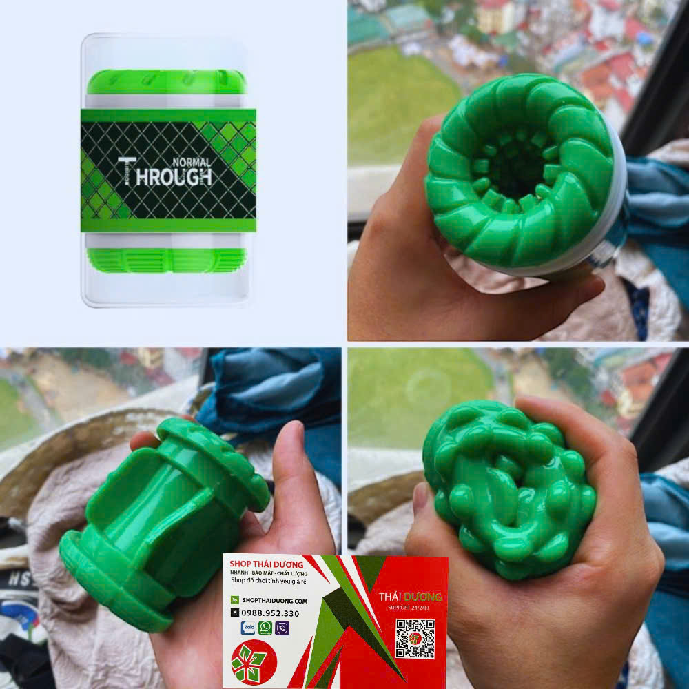 Cốc Tự Sướng Nam HARD THROUGH Hai Đầu  Đồ Chơi Người Lớn Mềm Mịn, Dễ Vệ Sinh