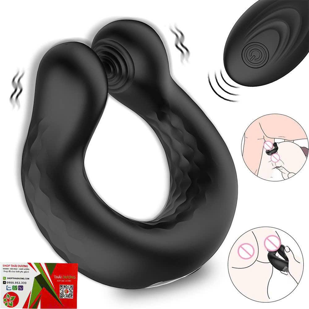 Vòng Rung Cao Cấp Pipedream Pincer Grasp 2 Động Cơ Điều Khiển Từ Xa Siêu Mạnh