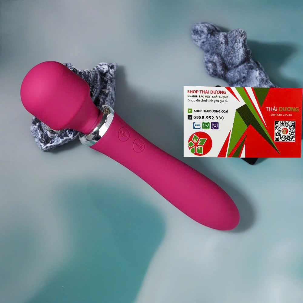 Chày Rung Tình yêu 2 Đầu Lilo Không Giây _ Kết Hợp Toả Nhiệt Massage Điểm G Cao Cấp