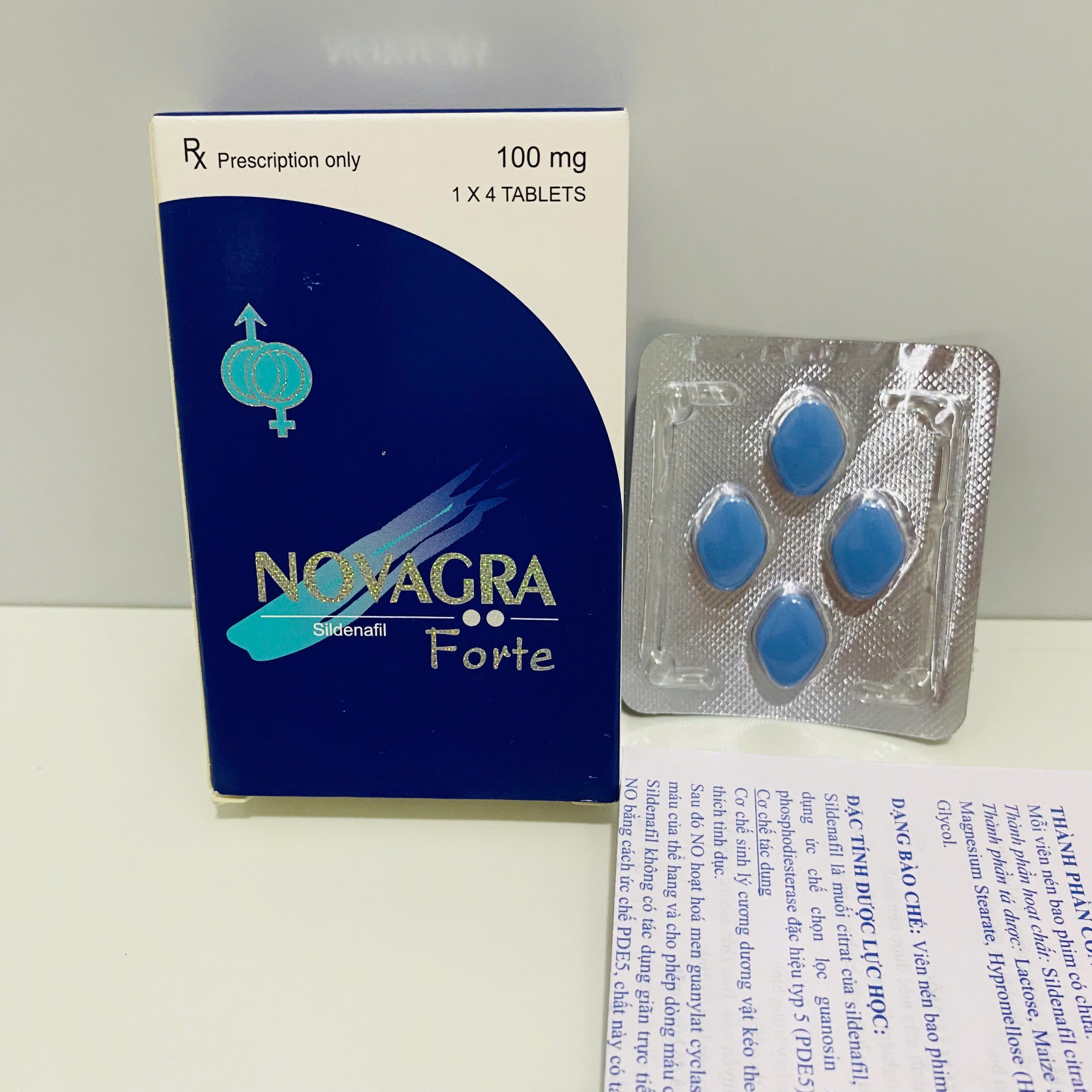 Thuốc Cường Dương Novagra Forte 100mg Ấn Độ Giuo kéo dai Thơi Gian Ở Nam Giới