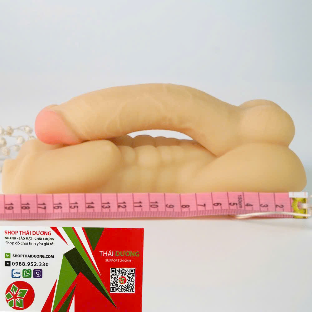 Dương Vật Giả Bán Thân Bigger Man  Rung Mạnh, Thiết Kế Như Thật, Kích Thích Cực Đã