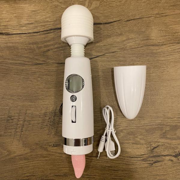 Chày Rung Kết Hợp Lưỡi Liếm  Màn Hình LCD 