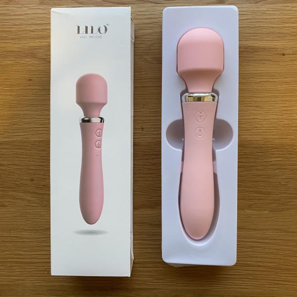 Chày Rung Tình yêu Lilo 2 đầu 10 Chế Độ  Rung _ Kết Hợp Toả Nhiệt Massage Điểm G Cao Cấp
