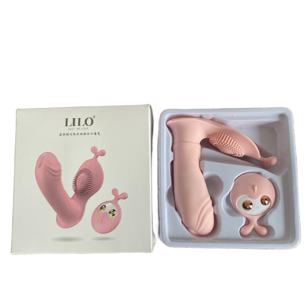 Trứng Rung Lilo Tai Thỏ Hình Dương vật  Nhiều Chế Độ - Kết Hợp Điều khiển Từ Xa