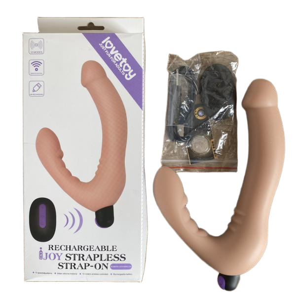 Dương Vật Giả 2 Đầu Lovetoy Rung Đa Chức Năng 10 Chế Độ Cực Mạnh _Kết Hợp Điều Khiển