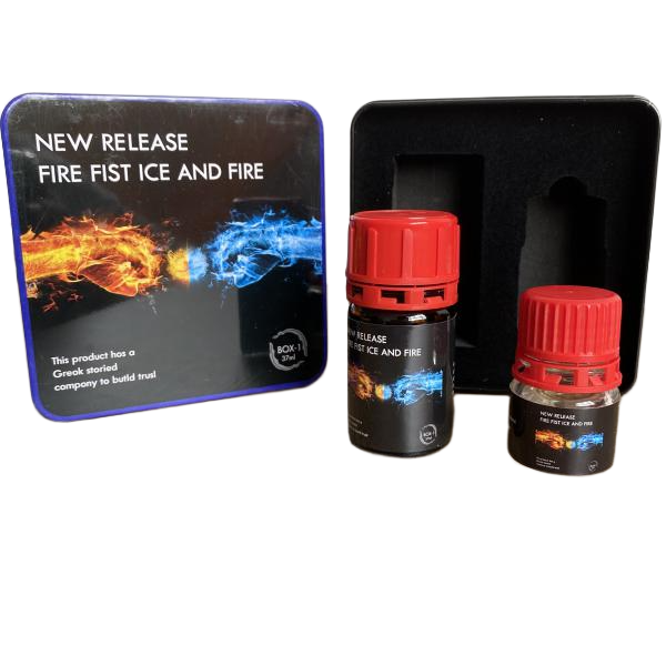 Set Hôp Combo Popper New Release Fire Fist Ice And Fire Giup Tưng khoái cảm Mãnh Liệt Hôp 60ml