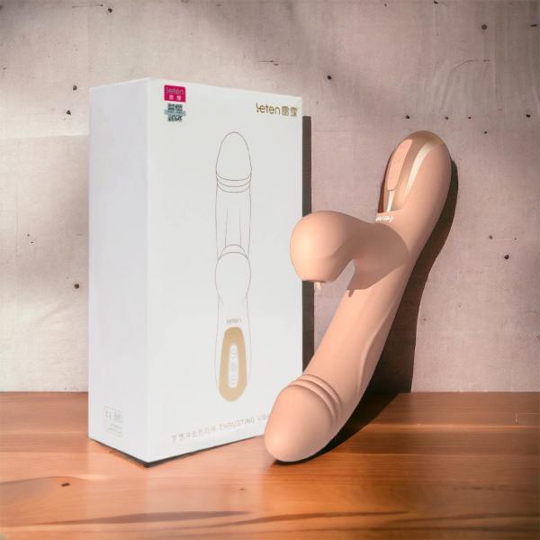 Dương Vật Giả Đa Năng Rung Thụt , Hút  letten Thrusting Vibrator cao cấp 