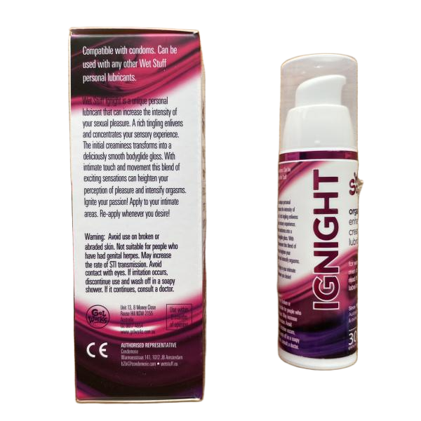 Gel Bôi Trơn Se Khít Âm Đạo  Wet Stuff Ignight Tăng Khoái Cảm Cho Nữ Chai 30ml
