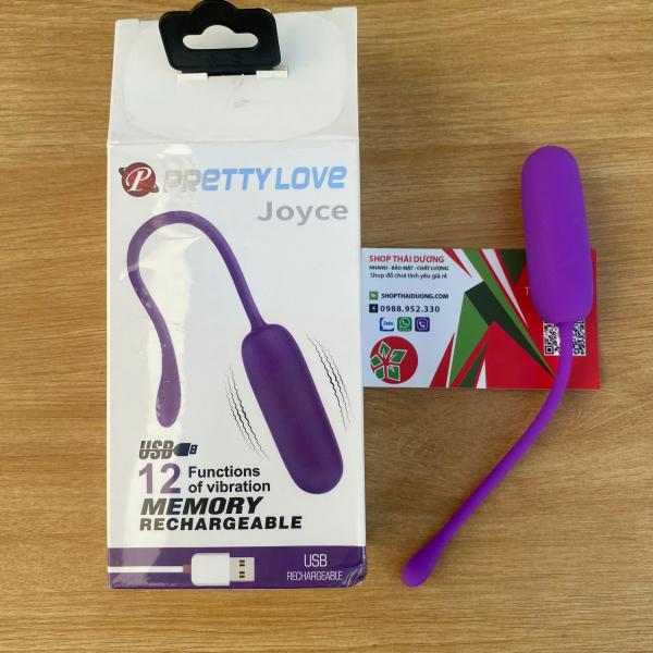 Trứng Rung mini Đuôi Chuật Prettylove Joyce 12 chế Độ Rung