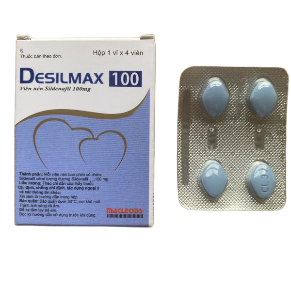 Thuốc Cường Dương Desilmax 100mg Giup Tăng Cường Sinh Lý & Kéo Dài Thời Gian Cho Nam Hiệu Quả