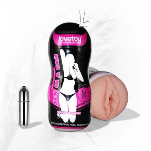 Cốc Thủ Dâm Âm Đạo Giả Lovetoy Dùng Cho Nam Tự Sướng Có Rung