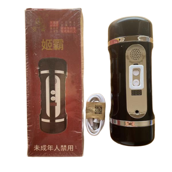 Âm Đạo Giả Cầm Tay 2 Đầu Có Rung & Rên Cho Nam Tự Sướng