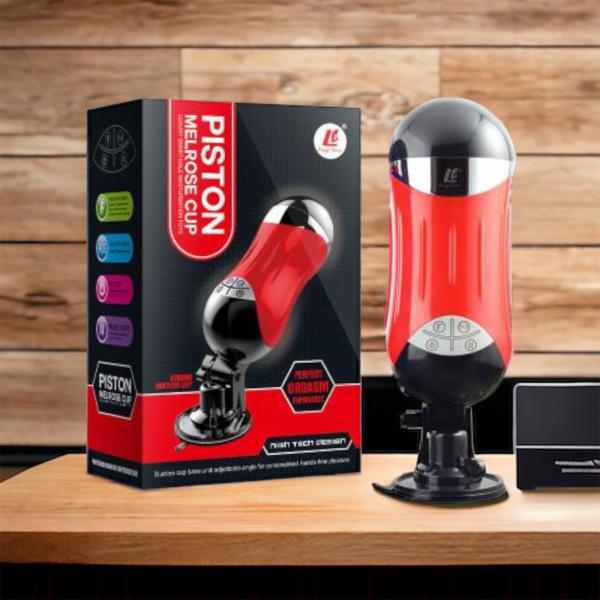 Âm Đạo Giả Hít Tường Tự Động Rung Thụt Đa Năng Silicon piston LC EASY LOVE Tự Sướng Cho Nam 