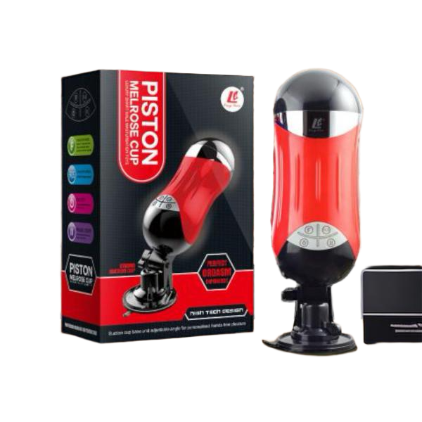 Âm Đạo Giả Hít Tường Tự Động Rung Thụt Đa Năng Silicon piston LC EASY LOVE Tự Sướng Cho Nam