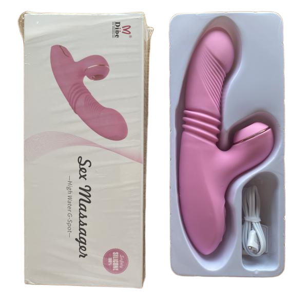 Dibe Sex Toy Cao Cấp – Dương Vật Giả Rung Thụt Ấm Nóng & Nhánh Hút Hột Le Cực Sướng